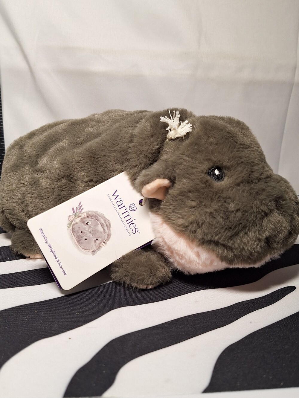 NWT Warmies Pygmy Hippo